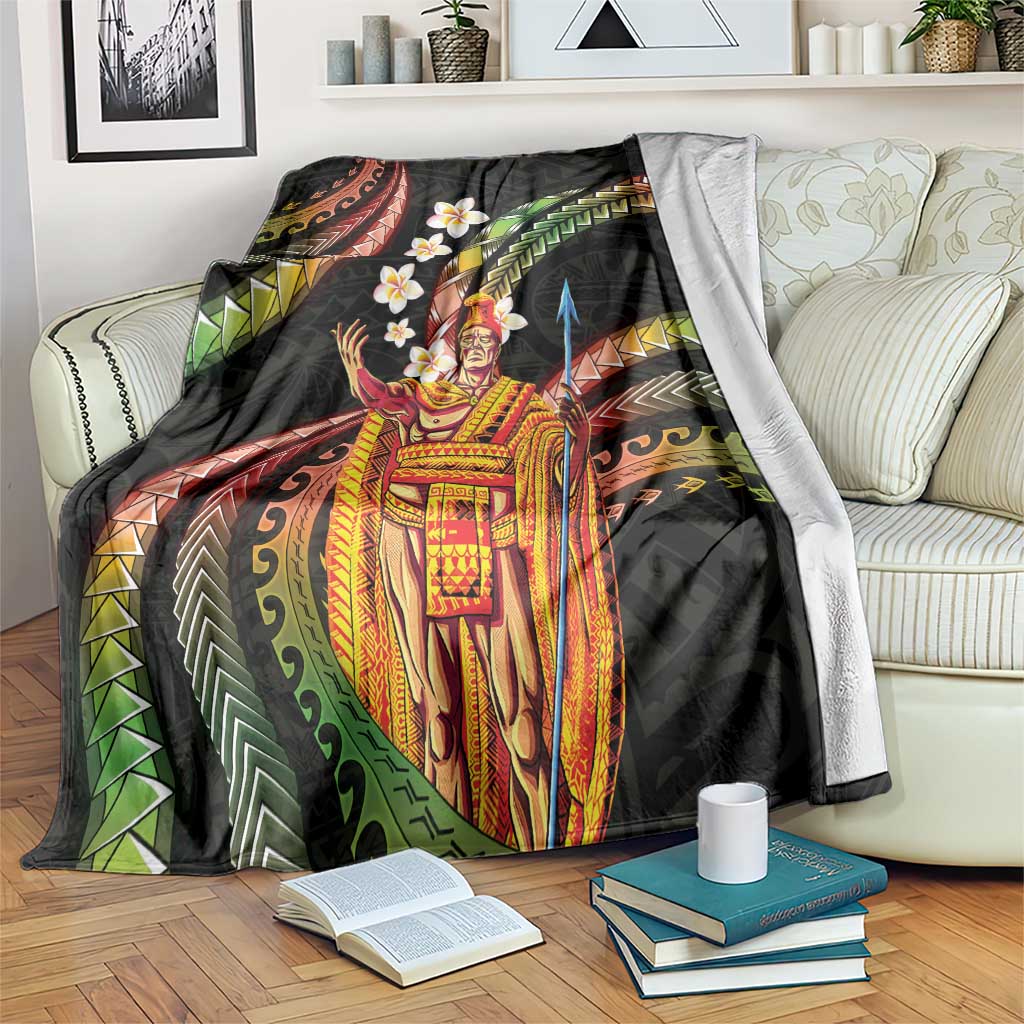 Hawaii King Kamehameha Blanket Fantastic Plumeria Reggae LT01 Reggae - Polynesian Pride