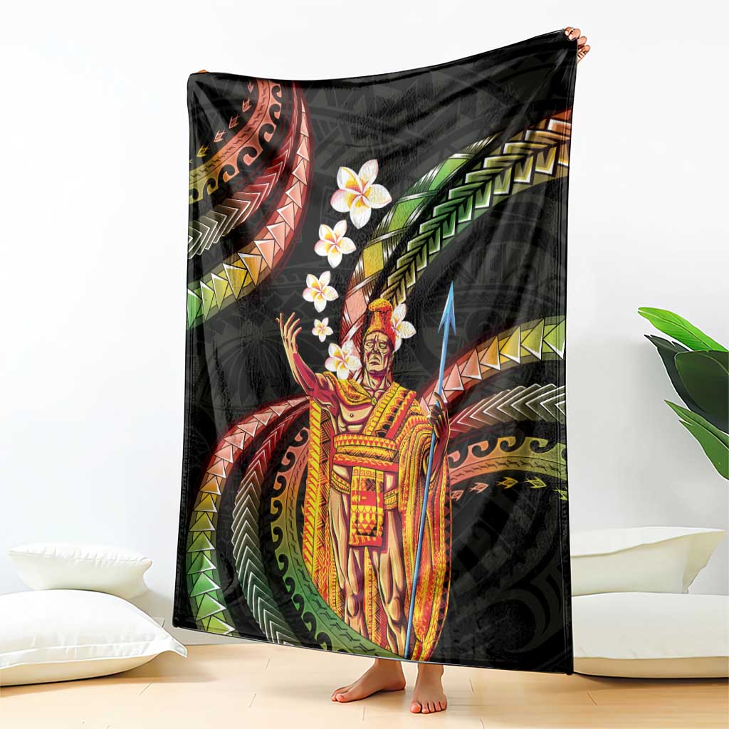 Hawaii King Kamehameha Blanket Fantastic Plumeria Reggae LT01 - Polynesian Pride