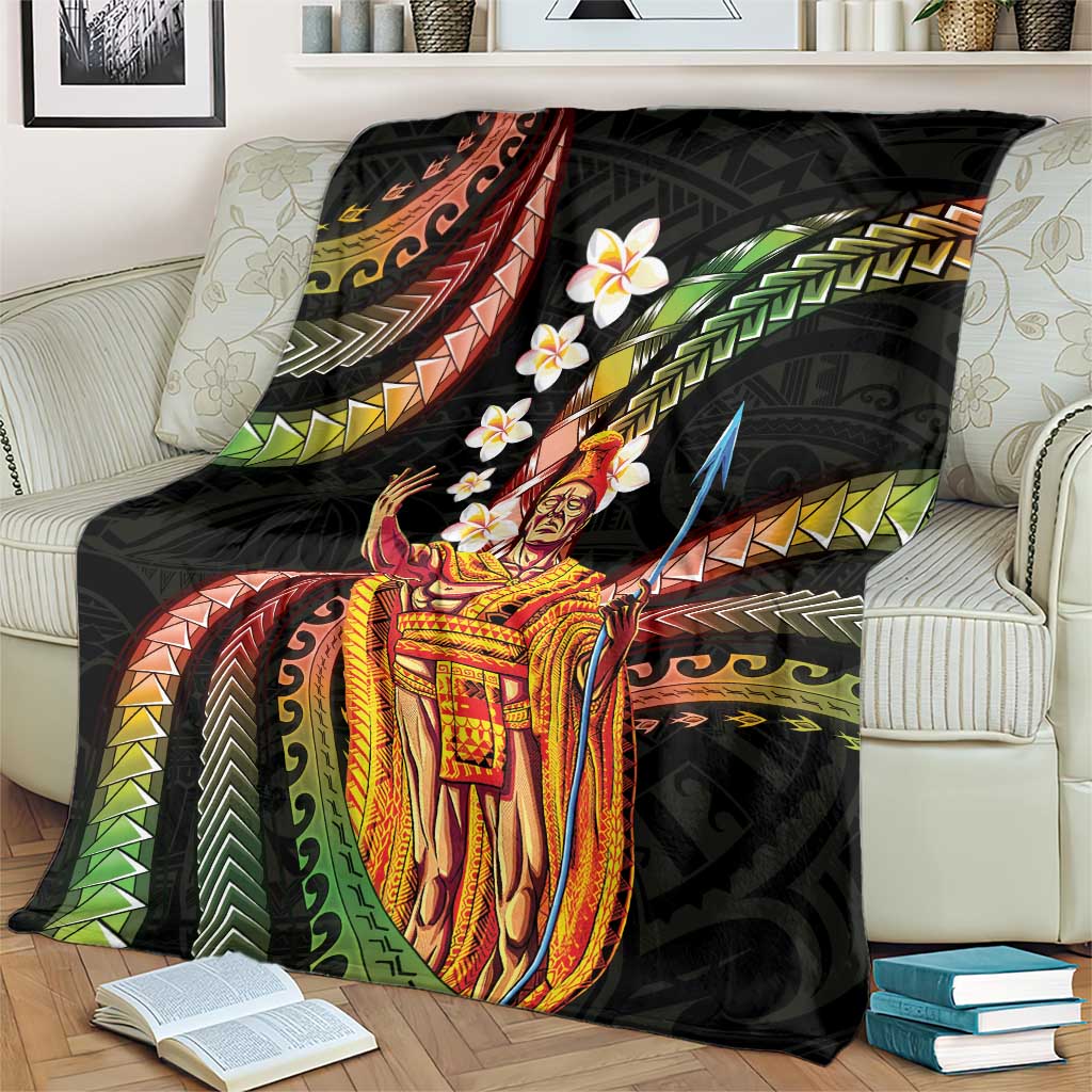 Hawaii King Kamehameha Blanket Fantastic Plumeria Reggae LT01 - Polynesian Pride