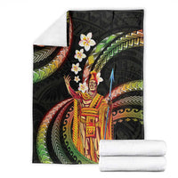 Hawaii King Kamehameha Blanket Fantastic Plumeria Reggae LT01 - Polynesian Pride