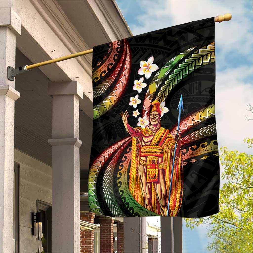 Hawaii King Kamehameha Garden Flag Fantastic Plumeria Reggae LT01 House Flag Reggae - Polynesian Pride