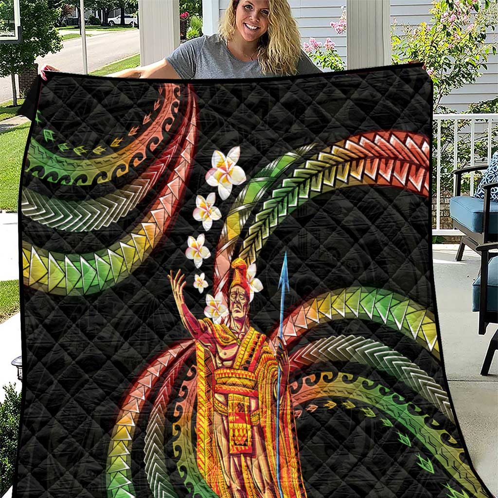 Hawaii King Kamehameha Quilt Fantastic Plumeria Reggae LT01 Reggae - Polynesian Pride