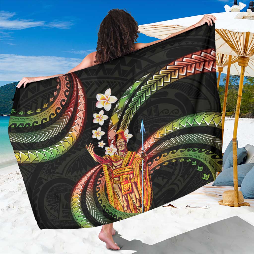 Hawaii King Kamehameha Sarong Fantastic Plumeria Reggae LT01 One Size 44 x 66 inches Reggae - Polynesian Pride