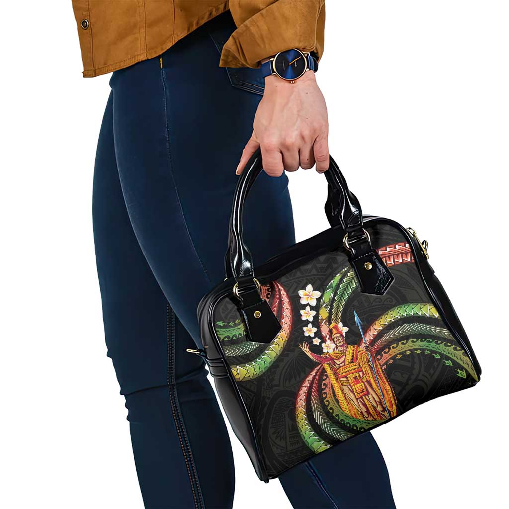 Hawaii King Kamehameha Shoulder Handbag Fantastic Plumeria Reggae LT01 - Polynesian Pride