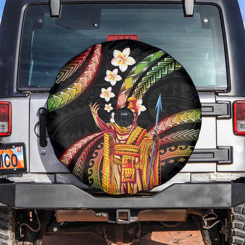 Hawaii King Kamehameha Spare Tire Cover Fantastic Plumeria Reggae LT01 Reggae - Polynesian Pride