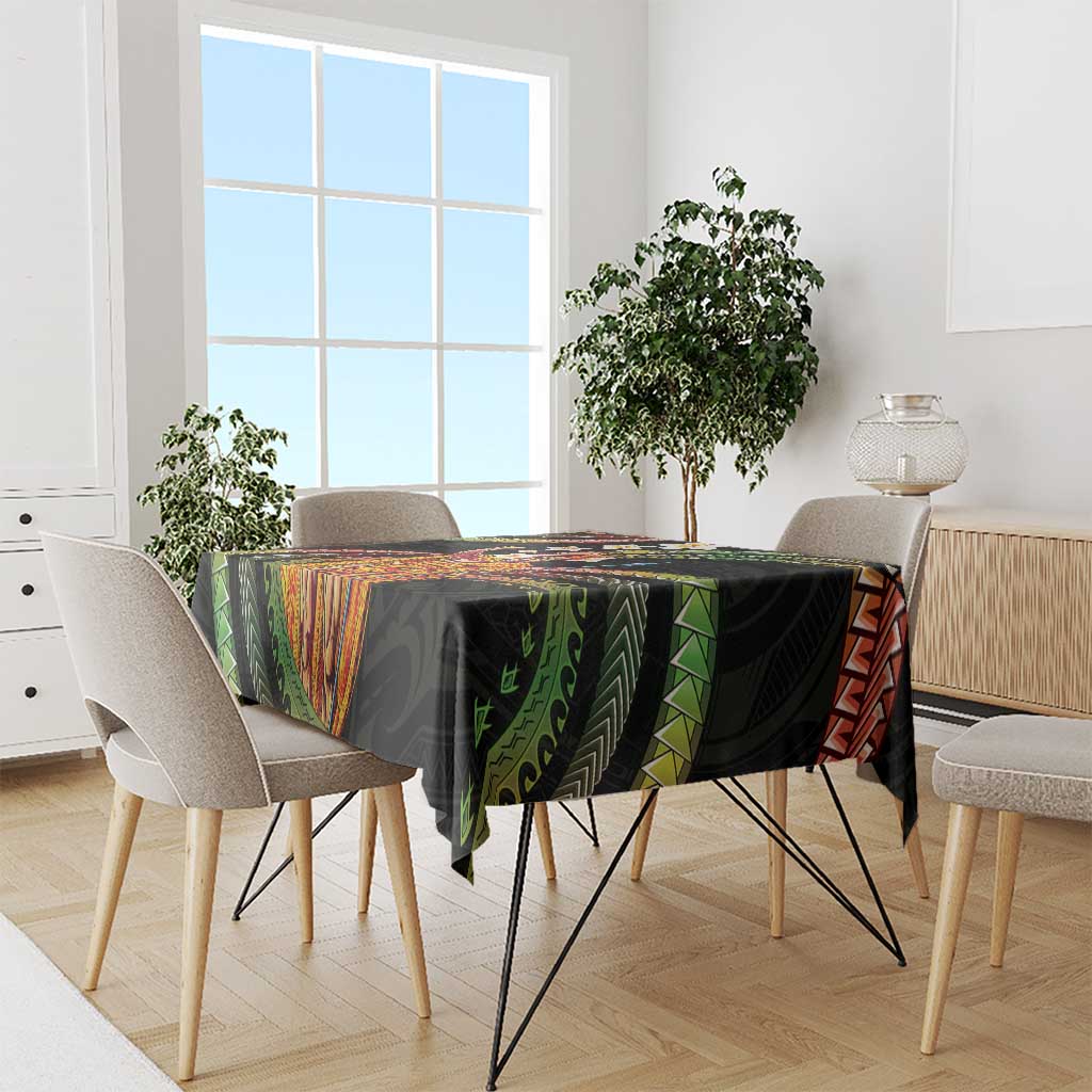 Hawaii King Kamehameha Tablecloth Fantastic Plumeria Reggae LT01 - Polynesian Pride