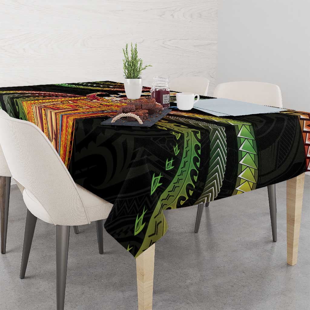 Hawaii King Kamehameha Tablecloth Fantastic Plumeria Reggae LT01 - Polynesian Pride