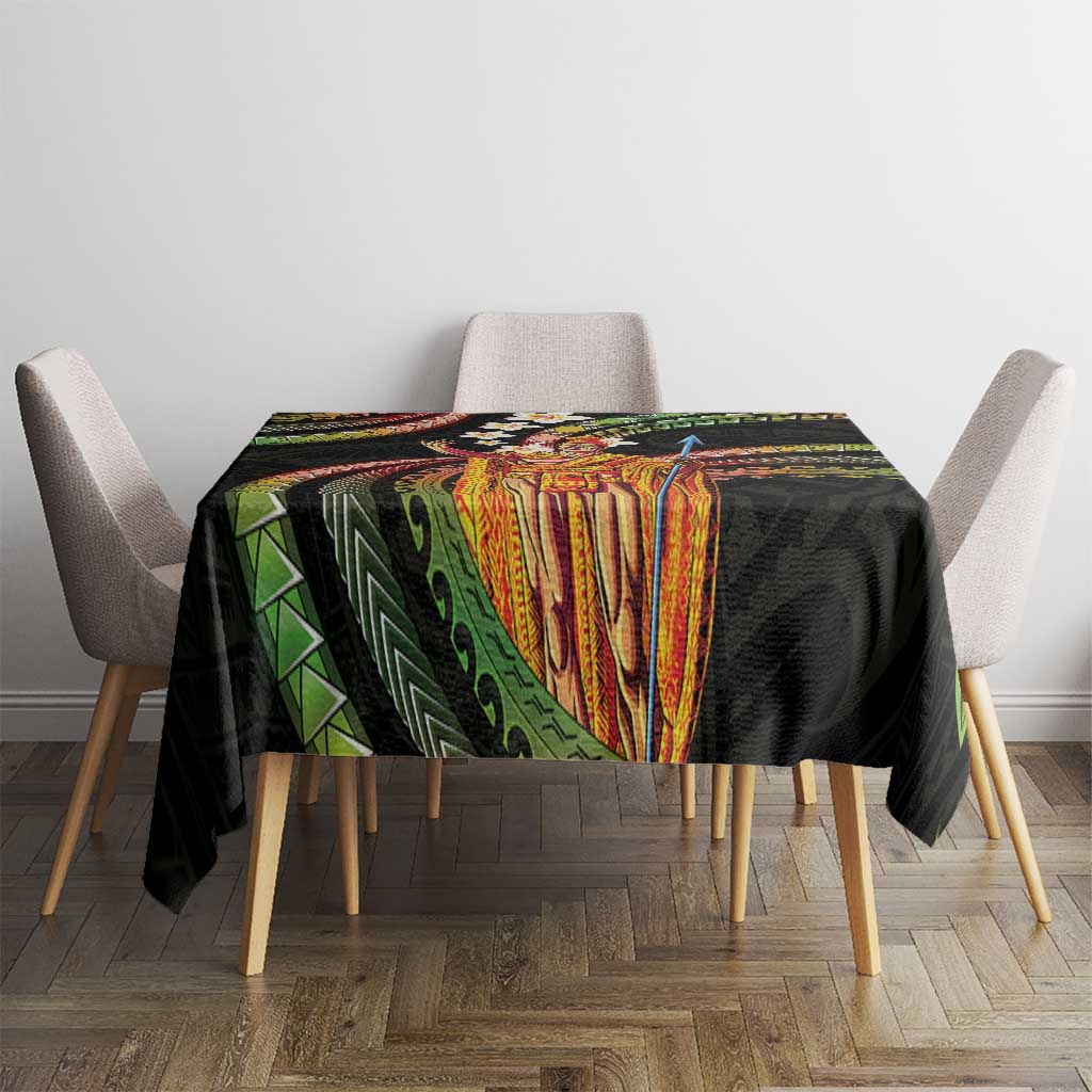 Hawaii King Kamehameha Tablecloth Fantastic Plumeria Reggae LT01 - Polynesian Pride
