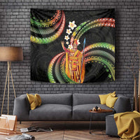 Hawaii King Kamehameha Tapestry Fantastic Plumeria Reggae LT01 Reggae - Polynesian Pride