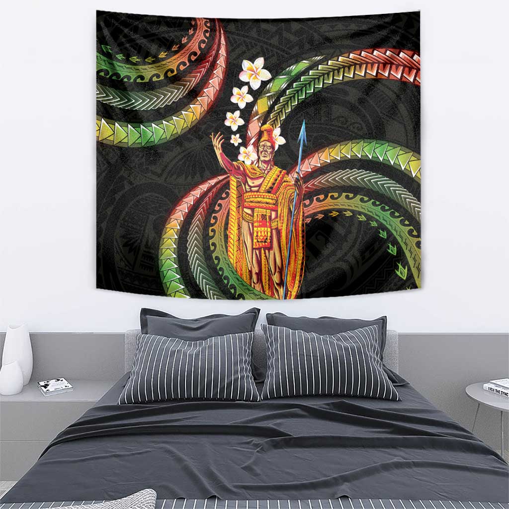 Hawaii King Kamehameha Tapestry Fantastic Plumeria Reggae LT01 - Polynesian Pride