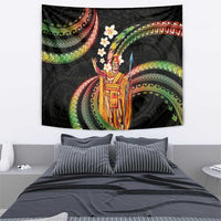 Hawaii King Kamehameha Tapestry Fantastic Plumeria Reggae LT01 - Polynesian Pride
