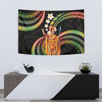 Hawaii King Kamehameha Tapestry Fantastic Plumeria Reggae LT01 - Polynesian Pride
