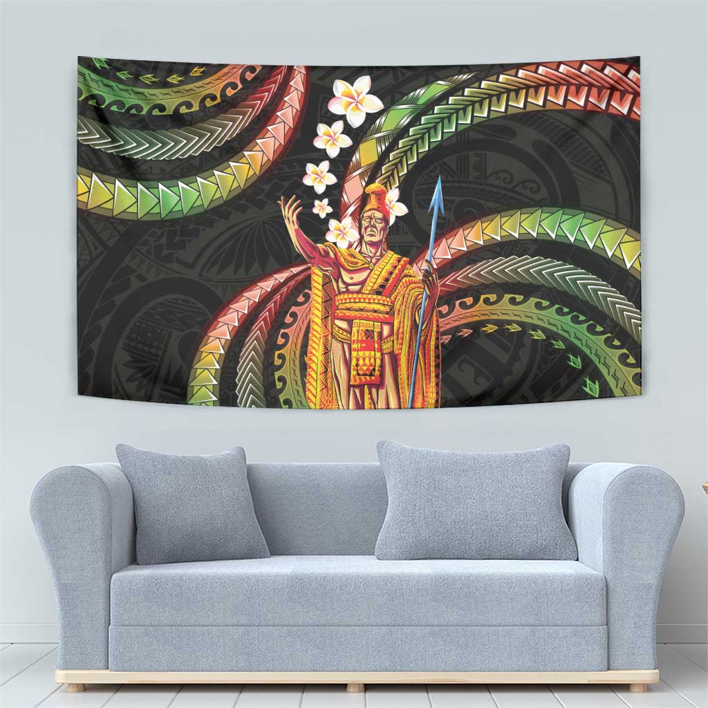 Hawaii King Kamehameha Tapestry Fantastic Plumeria Reggae LT01 - Polynesian Pride