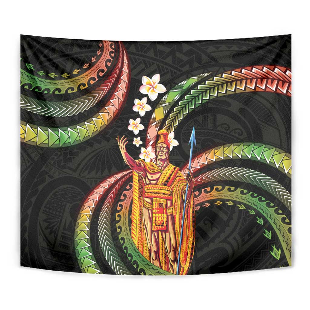Hawaii King Kamehameha Tapestry Fantastic Plumeria Reggae LT01 - Polynesian Pride