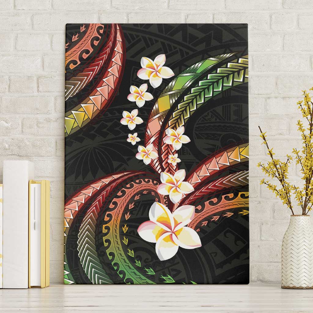 Hawaii Plumeria Reggae Canvas Wall Art Polynesian Pattern LT01 Without Frame Reggae - Polynesian Pride