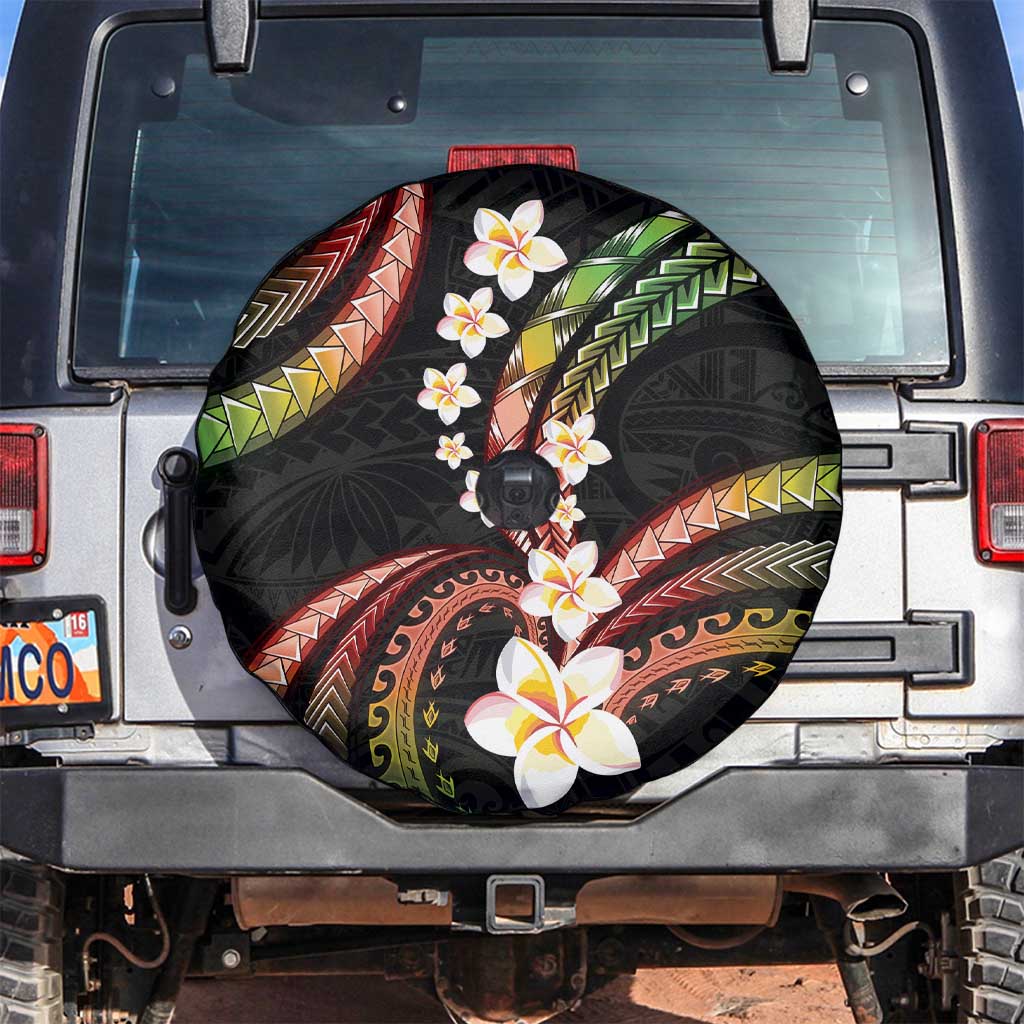 Hawaii Plumeria Reggae Spare Tire Cover Polynesian Pattern LT01 Reggae - Polynesian Pride