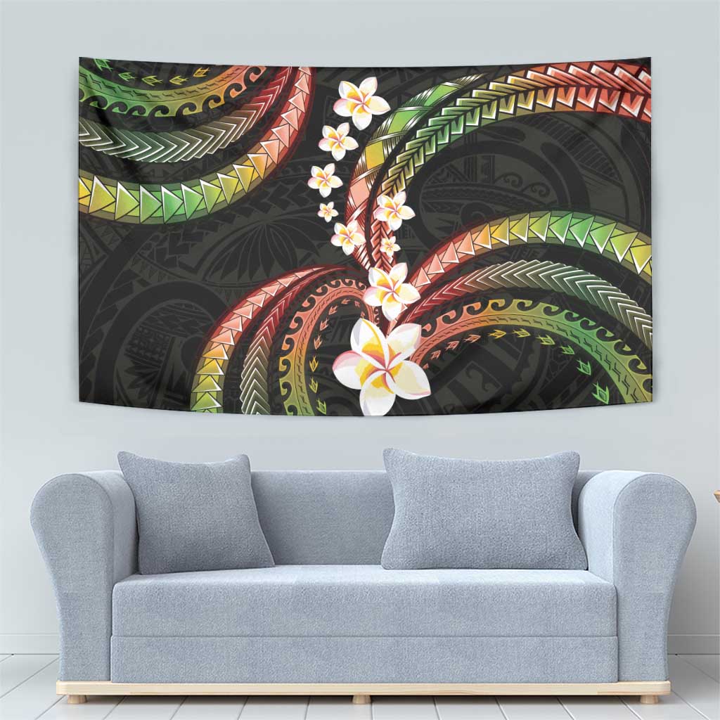Hawaii Plumeria Reggae Tapestry Polynesian Pattern LT01 - Polynesian Pride
