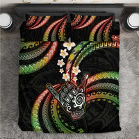 Hawaii Shaka Sign Bedding Set Fantastic Frangipani Reggae LT01 Reggae - Polynesian Pride