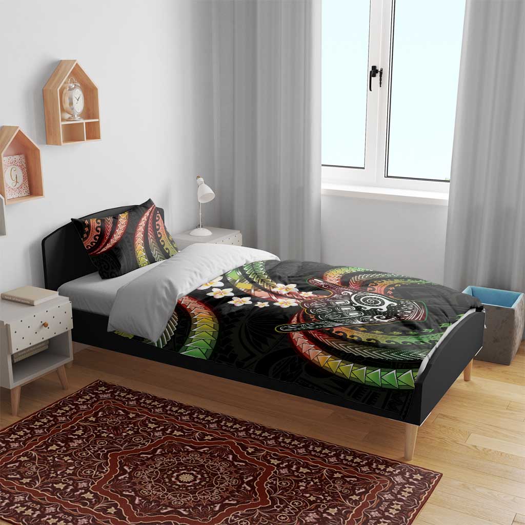 Hawaii Shaka Sign Bedding Set Fantastic Frangipani Reggae LT01 - Polynesian Pride