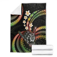 Hawaii Shaka Sign Blanket Fantastic Frangipani Reggae LT01 - Polynesian Pride