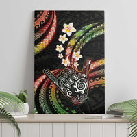 Hawaii Shaka Sign Canvas Wall Art Fantastic Frangipani Reggae LT01 - Polynesian Pride