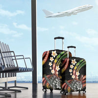 Hawaii Shaka Sign Luggage Cover Fantastic Frangipani Reggae LT01 - Polynesian Pride