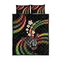 Hawaii Shaka Sign Quilt Bed Set Fantastic Frangipani Reggae LT01 - Polynesian Pride