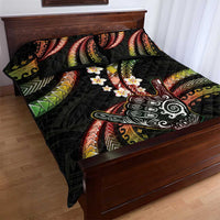Hawaii Shaka Sign Quilt Bed Set Fantastic Frangipani Reggae LT01 - Polynesian Pride