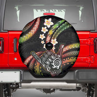Hawaii Shaka Sign Spare Tire Cover Fantastic Frangipani Reggae LT01 - Polynesian Pride