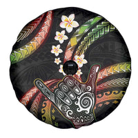 Hawaii Shaka Sign Spare Tire Cover Fantastic Frangipani Reggae LT01 - Polynesian Pride