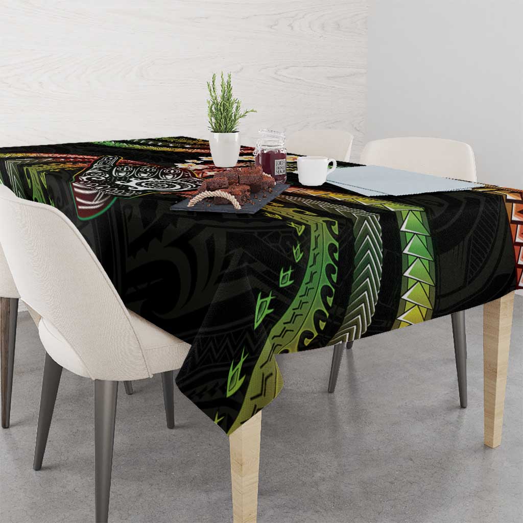 Hawaii Shaka Sign Tablecloth Fantastic Frangipani Reggae LT01 - Polynesian Pride