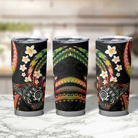 Hawaii Shaka Sign Tumbler Cup Fantastic Frangipani Reggae LT01 - Polynesian Pride
