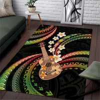 Hawaiian Ukulele Area Rug Jawaiian Fantastic Plumeria LT01 Reggae - Polynesian Pride