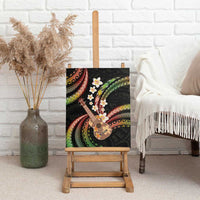 Hawaiian Ukulele Canvas Wall Art Jawaiian Fantastic Plumeria LT01 - Polynesian Pride