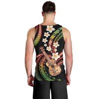 Hawaiian Ukulele Men Tank Top Jawaiian Fantastic Plumeria LT01 - Polynesian Pride