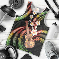 Hawaiian Ukulele Men Tank Top Jawaiian Fantastic Plumeria LT01 - Polynesian Pride
