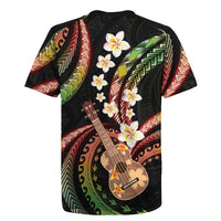 Hawaiian Ukulele Rugby Jersey Jawaiian Fantastic Plumeria LT01 - Polynesian Pride