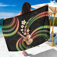 Hawaiian Ukulele Sarong Jawaiian Fantastic Plumeria LT01 One Size 44 x 66 inches Reggae - Polynesian Pride