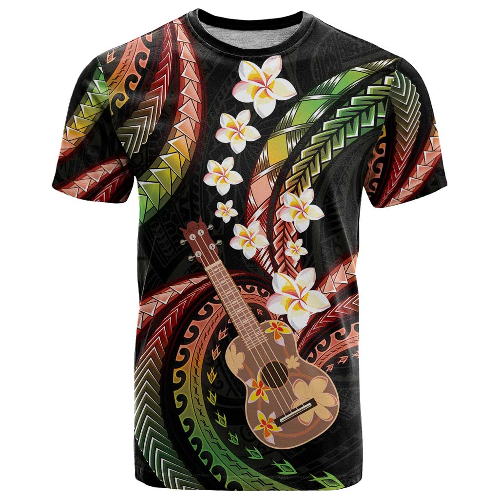 Hawaiian Ukulele T Shirt Jawaiian Fantastic Plumeria LT01 Reggae - Polynesian Pride