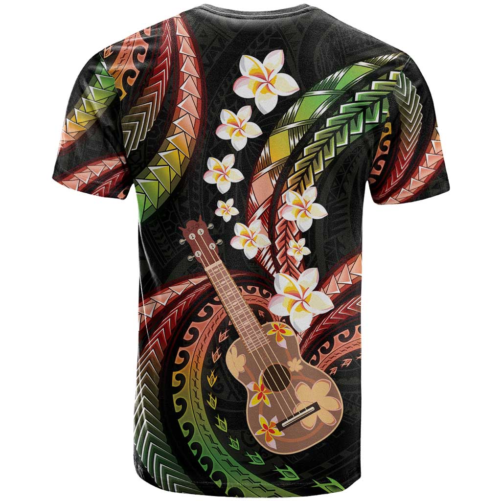 Hawaiian Ukulele T Shirt Jawaiian Fantastic Plumeria LT01 - Polynesian Pride