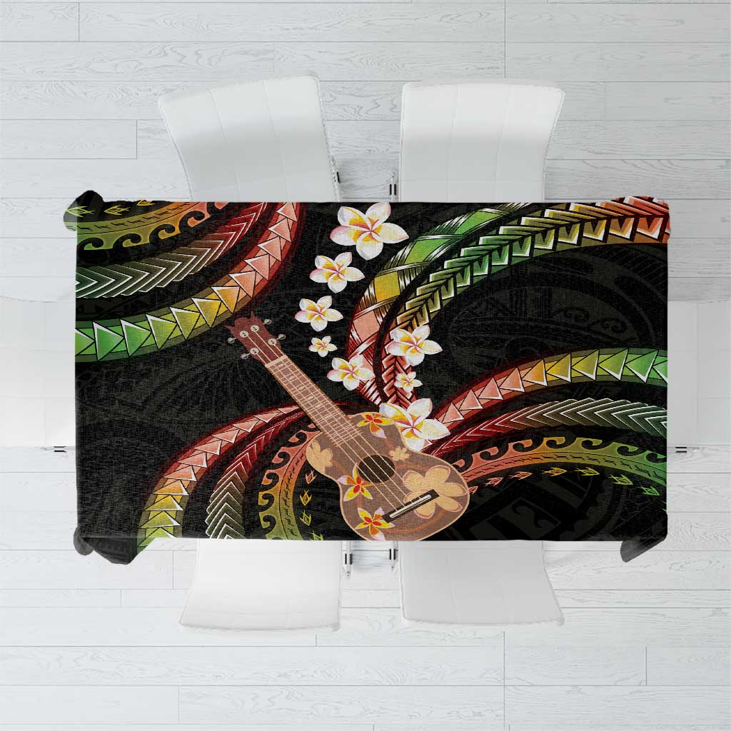 Hawaiian Ukulele Tablecloth Jawaiian Fantastic Plumeria LT01 Reggae - Polynesian Pride