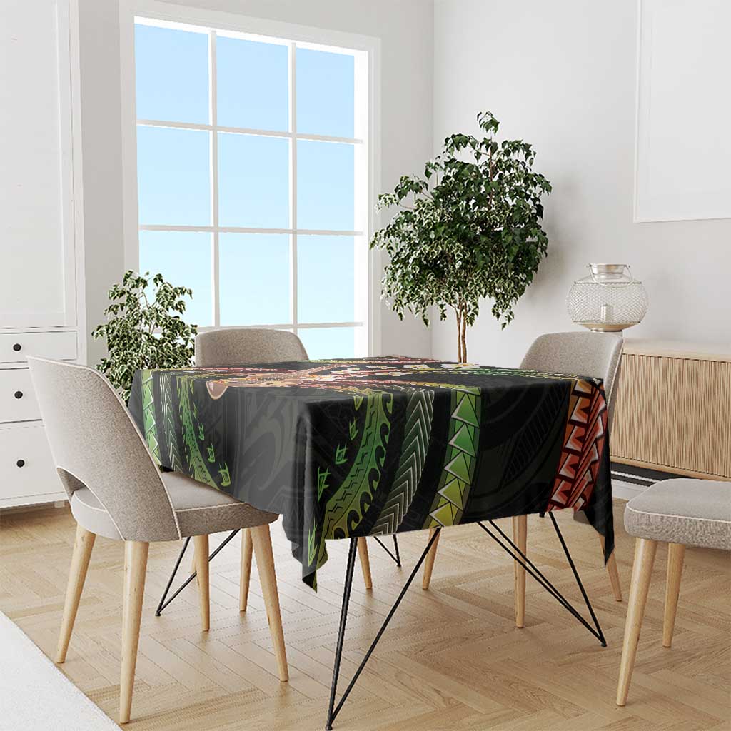 Hawaiian Ukulele Tablecloth Jawaiian Fantastic Plumeria LT01 - Polynesian Pride