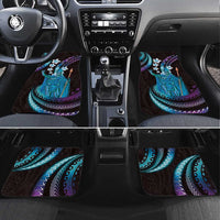 Hawaii King Kamehameha Car Mats Fantastic Plumeria Amethyst Gradient LT01 Set 4pcs Purple - Polynesian Pride