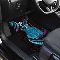 Hawaii King Kamehameha Car Mats Fantastic Plumeria Amethyst Gradient LT01 - Polynesian Pride