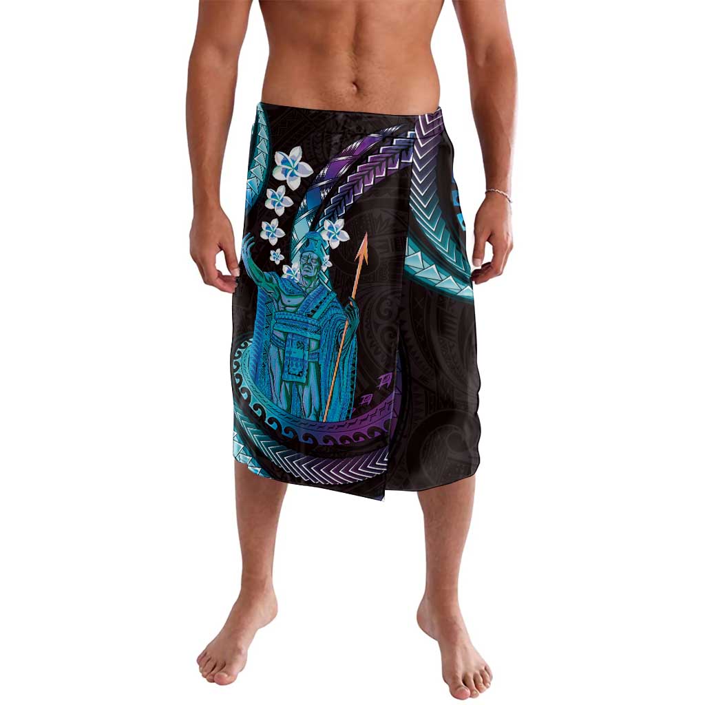 Hawaii King Kamehameha Lavalava Fantastic Plumeria Amethyst Gradient LT01 Purple - Polynesian Pride
