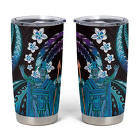Hawaii King Kamehameha Tumbler Cup Fantastic Plumeria Amethyst Gradient LT01 Purple - Polynesian Pride