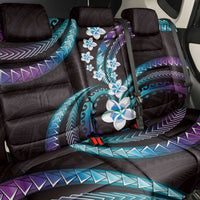 Hawaii Plumeria Back Car Seat Cover Amethyst Gradient Polynesian Pattern LT01 - Polynesian Pride