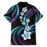 Hawaii Plumeria Hawaiian Shirt Amethyst Gradient Polynesian Pattern LT01 - Polynesian Pride