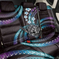 Hawaii Shaka Sign Back Car Seat Cover Fantastic Frangipani Amethyst Gradient LT01 - Polynesian Pride