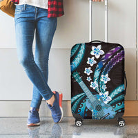 Hawaiian Ukulele Luggage Cover Amethyst Gradient Fantastic Plumeria LT01 - Polynesian Pride